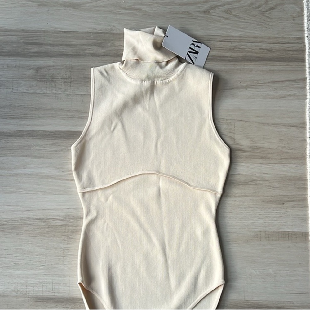 Zara turtle neck tank top NWT